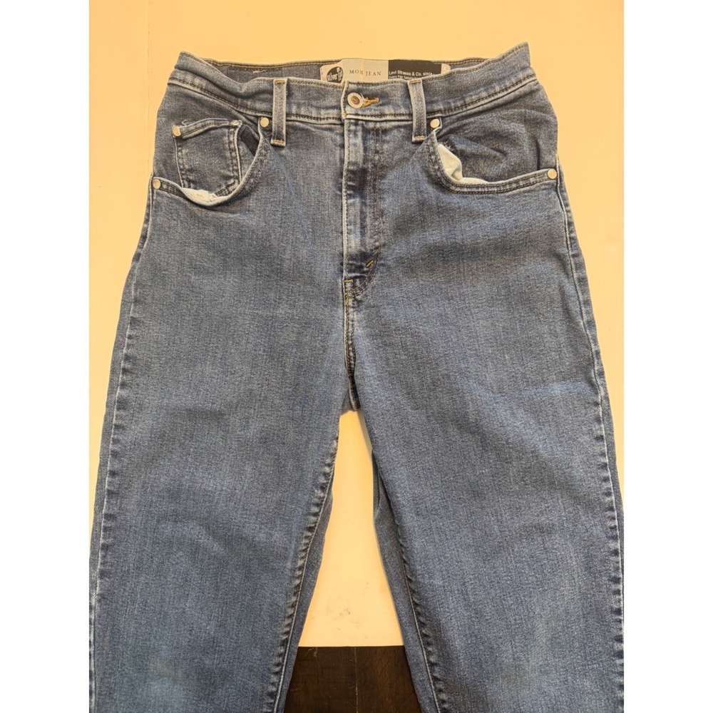 Levis‎ SilverTab Mom Jeans Medium Wash High Rise Tapered Leg W29 L27 A3699-0002